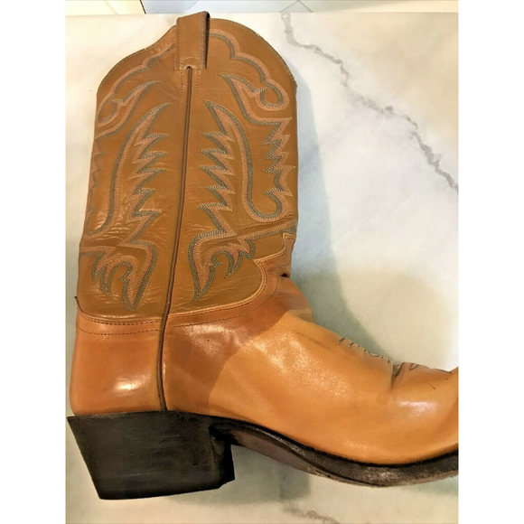 Justin Boots Shoes Justin Y004 Kangaroo Skin Western Cowboy Boots